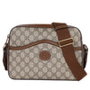 GG Supreme Monogram Interlocking G Messenger Shoulder Bag