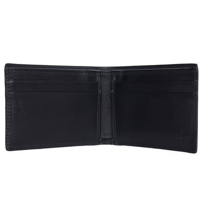 GG Marmont Black Leather Bi Fold Wallet