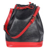 Black/Red Epi Leather Large Noe Bag