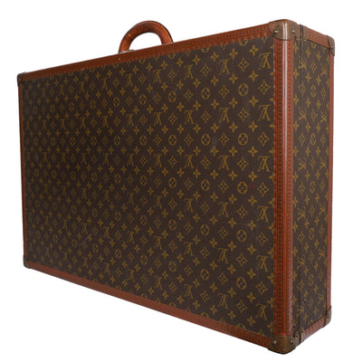 Monogram Alzer 80 Hard Case Trunk Weekend Travel Bag (Authentic Pre-Owned)