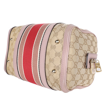Monogram Selleria Vintage Web Boston Bag