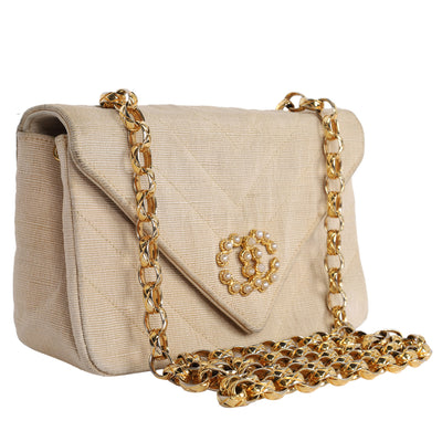 Envelope Front Flap Fabric Cross body Bag