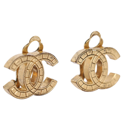 Chanel Gold Clip On Earrings