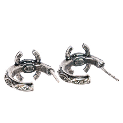 COCO Mark rhinestone earring Metal Ladies