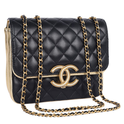 Double Flap Bag Quilted Lambskin Medium