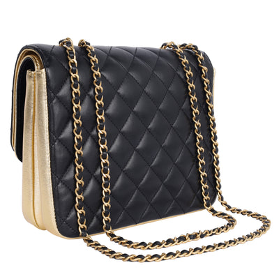 Double Flap Bag Quilted Lambskin Medium