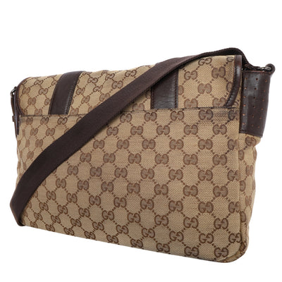 GG Canvas Crossbody Messenger Bag