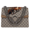 GG Supreme Monogram Bee Embroidered Shoulder Bag