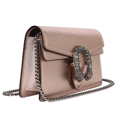 Metallic Calfskin Mini Dionysus Shoulder Bag