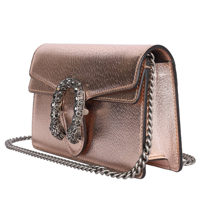 Metallic Calfskin Mini Dionysus Shoulder Bag