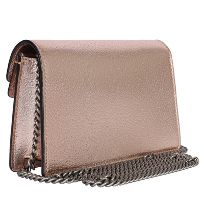 Metallic Calfskin Mini Dionysus Shoulder Bag
