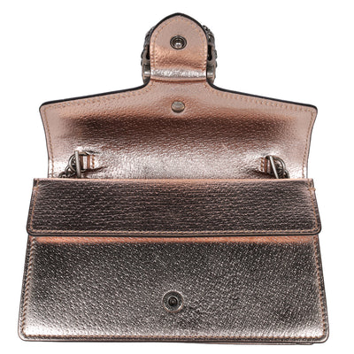 Metallic Calfskin Mini Dionysus Shoulder Bag