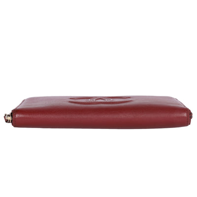 Timeless Zip Around Wallet Burgundy