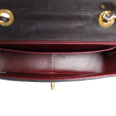Quilted Jumbo Classic Flap Bag Black