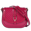 Patent Leather Microguccissima Nice Crossbody Bag Bright Pink
