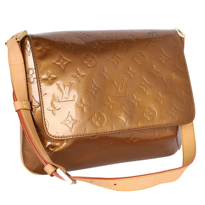 Louis Vuitton Bronze Monogram Vernis Thompson Street Bag