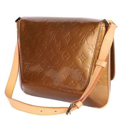 Louis Vuitton Bronze Monogram Vernis Thompson Street Bag