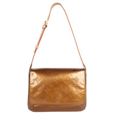 Louis Vuitton Bronze Monogram Vernis Thompson Street Bag