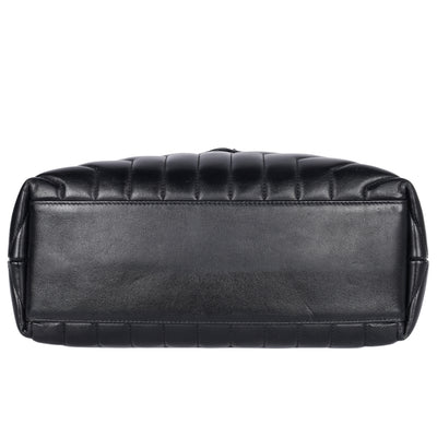 Calfskin Y Quilted Monogram Medium Loulou Chain Satchel