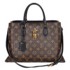 Monogram Flower Zipped Tote MM