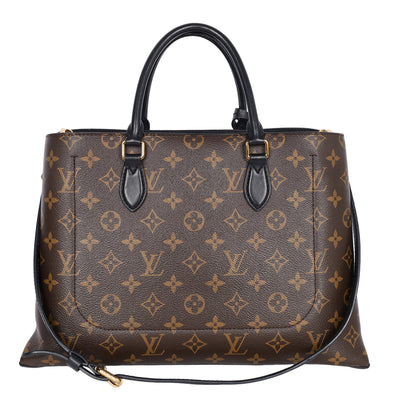 Monogram Flower Zipped Tote MM