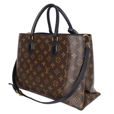 Monogram Flower Zipped Tote MM