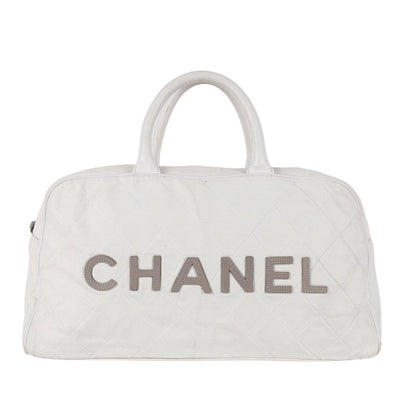 Sports Quilted Handbag White