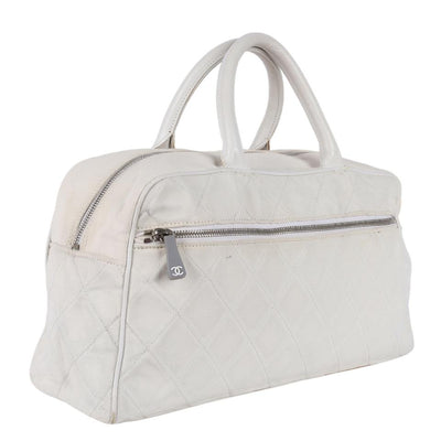 Sports Quilted Handbag White