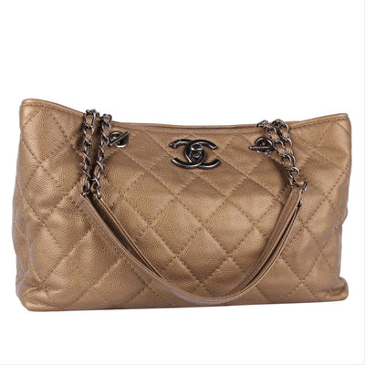 Caviar Quilted French Riviera Tote