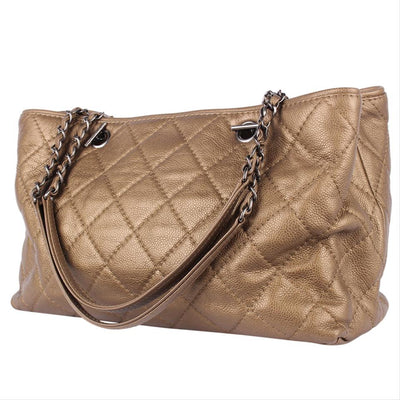 Caviar Quilted French Riviera Tote