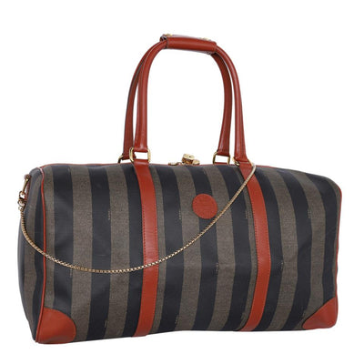 Duffel Pequin Striped Coated Canvas