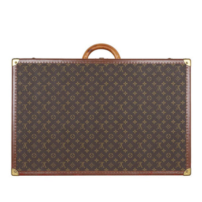 Monogram Alzer 75 Hard Case Trunk Weekend Travel Bag (Authentic Pre-Owned)