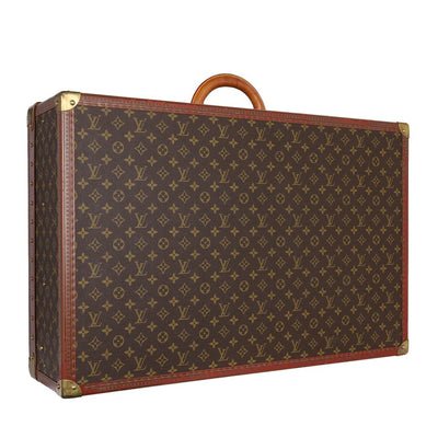 Monogram Alzer 75 Hard Case Trunk Weekend Travel Bag (Authentic Pre-Owned)