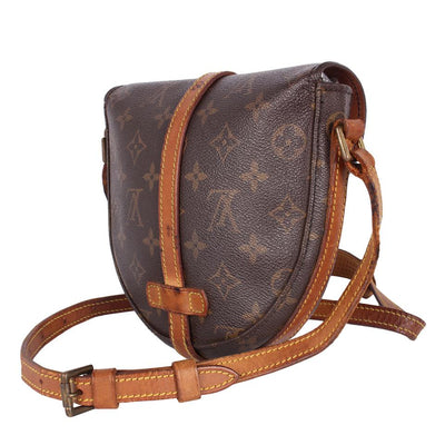 Chantilly Pm Brown Monogram Canvas Leather