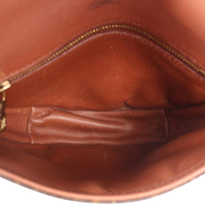 Chantilly Pm Brown Monogram Canvas Leather