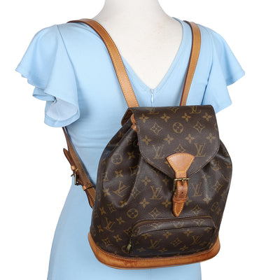 Montsouris Leather MM Backpack