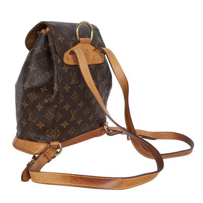 Montsouris Leather MM Backpack