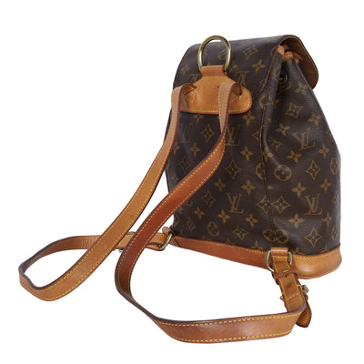 Montsouris Leather MM Backpack