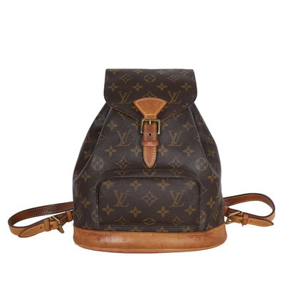 Montsouris Leather MM Backpack
