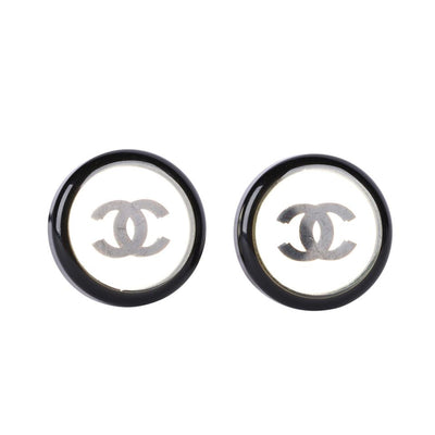 CC Mirror clipped earrings