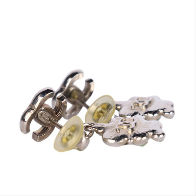 Rhinestone Dangle Pierced Earrings